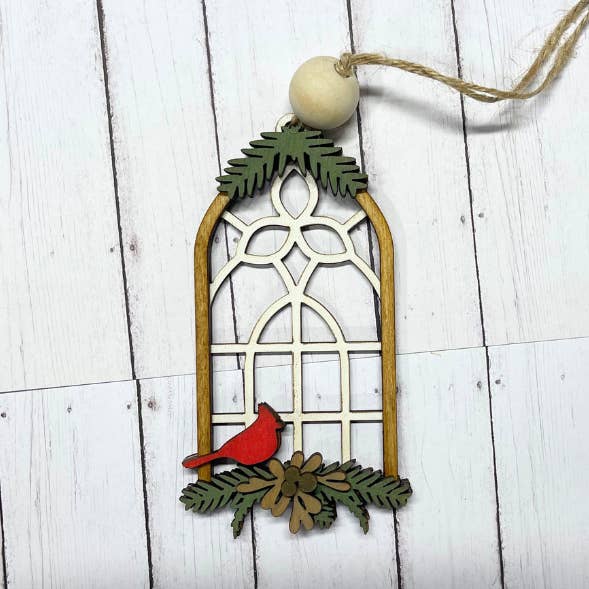 Hello from Heaven - Cardinal - Ornament/Charm for wholesale by Plums & Roses