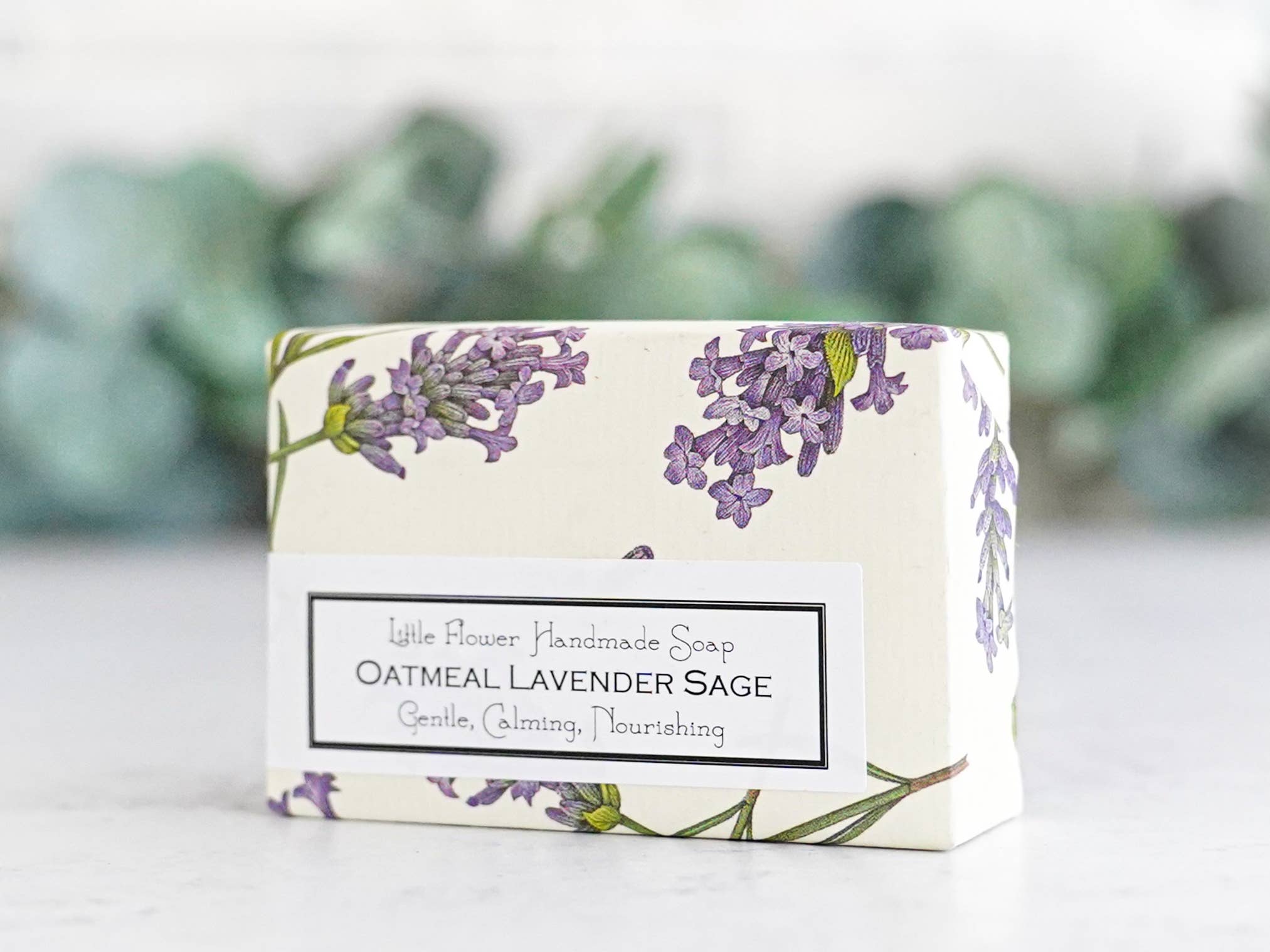 The Little Flower Soap Co - Wholesale Bar Soap - Oatmeal Lavender Sage Handmade Soap7