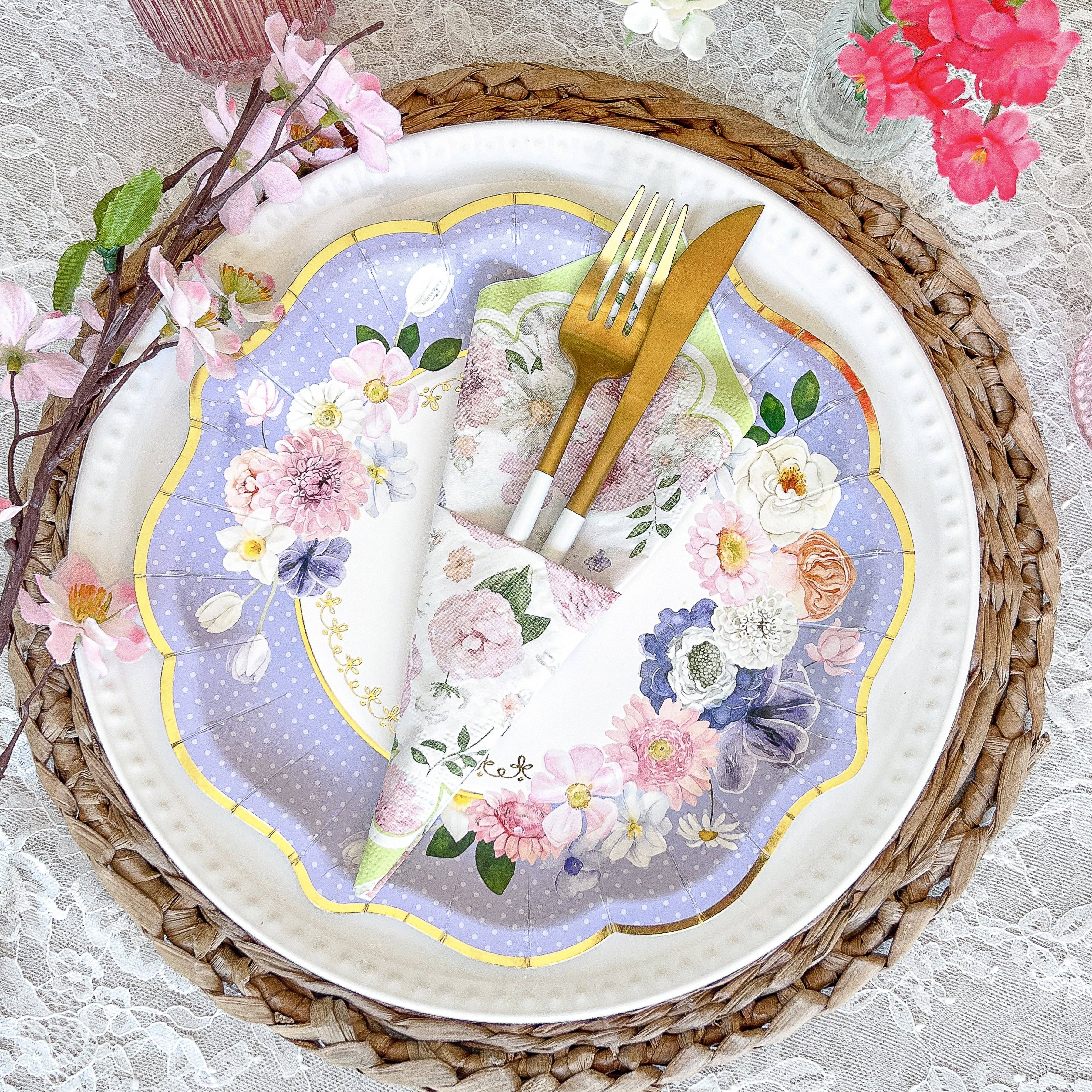 Kate Aspen – Großhandel Einweg-Serviette – Tea Time Party Papierservietten, 2-lagig, 30 Stück1