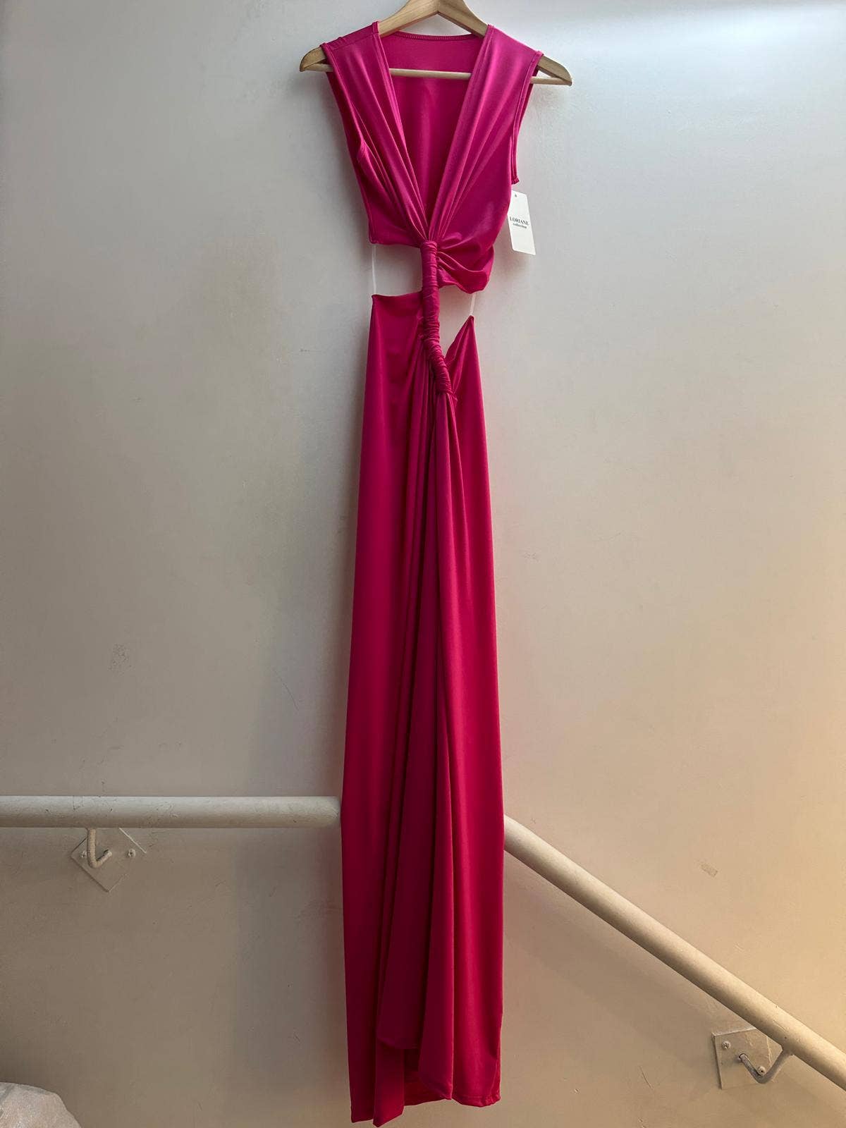 LORIANE – wholesale Gown – Women's – 6595 long dress with slit one size 1