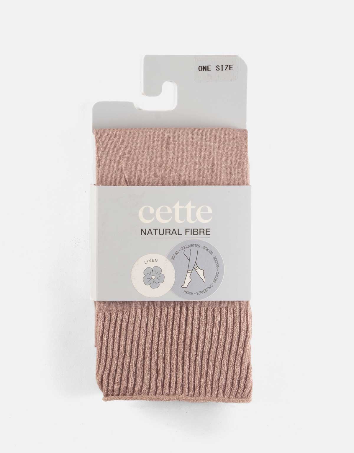 Cette - Wholesale Socks - Women's - Linen Socks without Elastic Band, Women Socks, Natural Fibre19