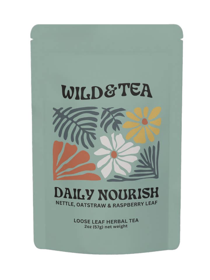 Daily Nourish Herbal Tea for wholesale by Wild & Tea