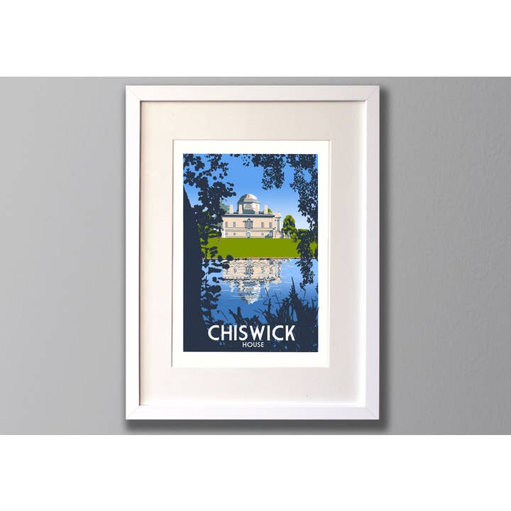 Chiswick Wall Art Print for wholesale by Red Faces Prints