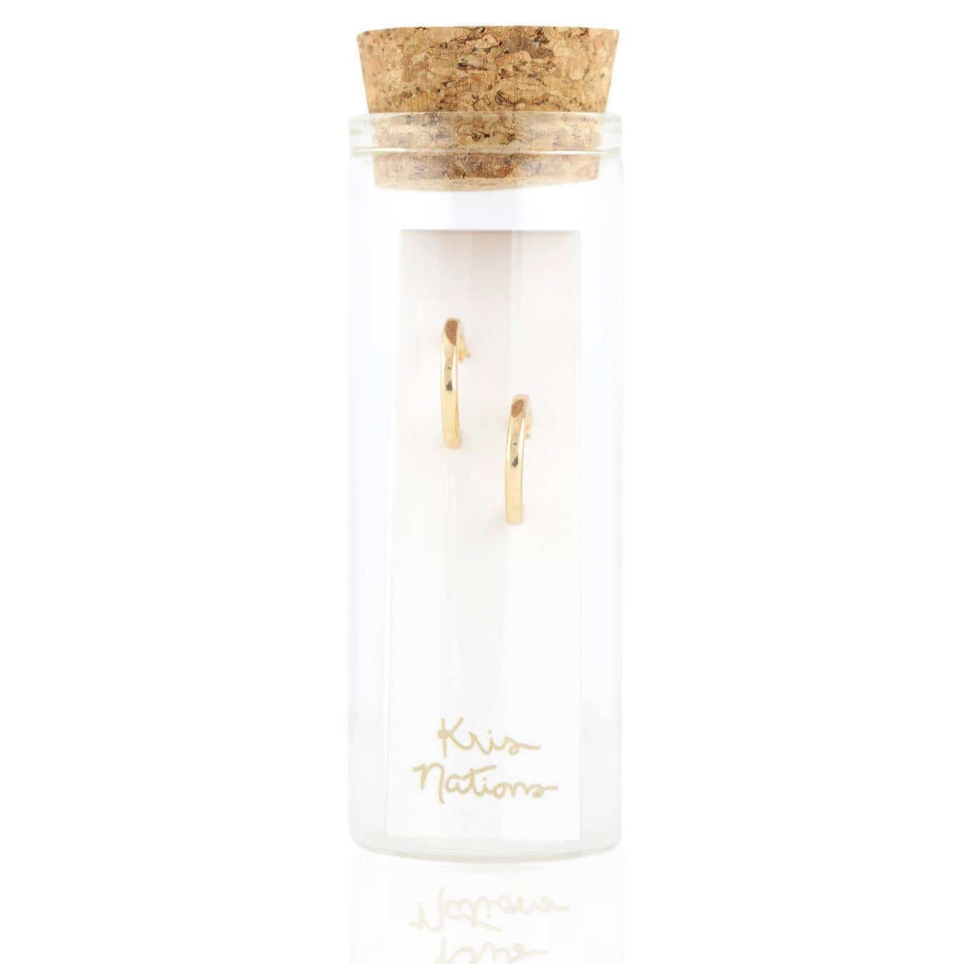 Kris Nations – wholesale Huggie earrings – Classic Huggie Hoop Earrings 18K Gold Vermeil | Sterling Silver 12mm Hoops Post Closure Nickel Free Hypoallergenic Ships from CA 5