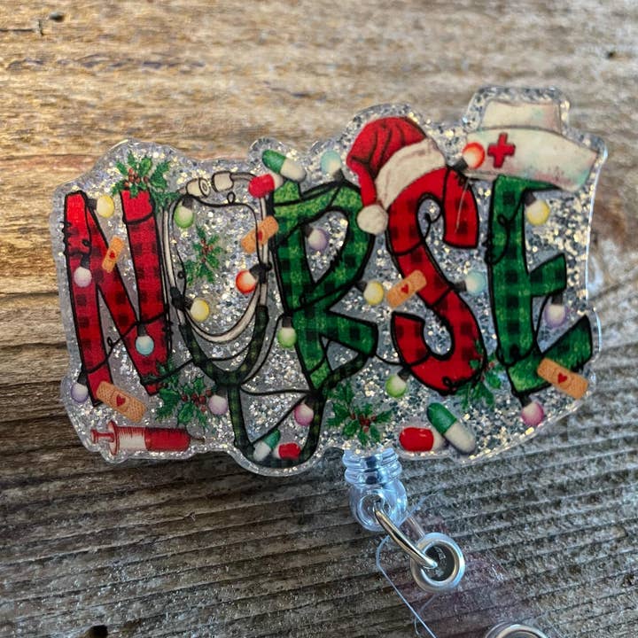 The Wild Poppy - Wholesale Badge Accessory - Women's - Badge ReeL Festive Nurse