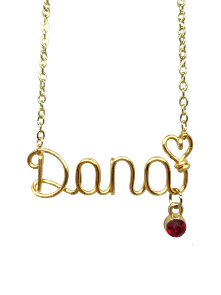 Custom Name Necklace for wholesale by Dina Loves Wire
