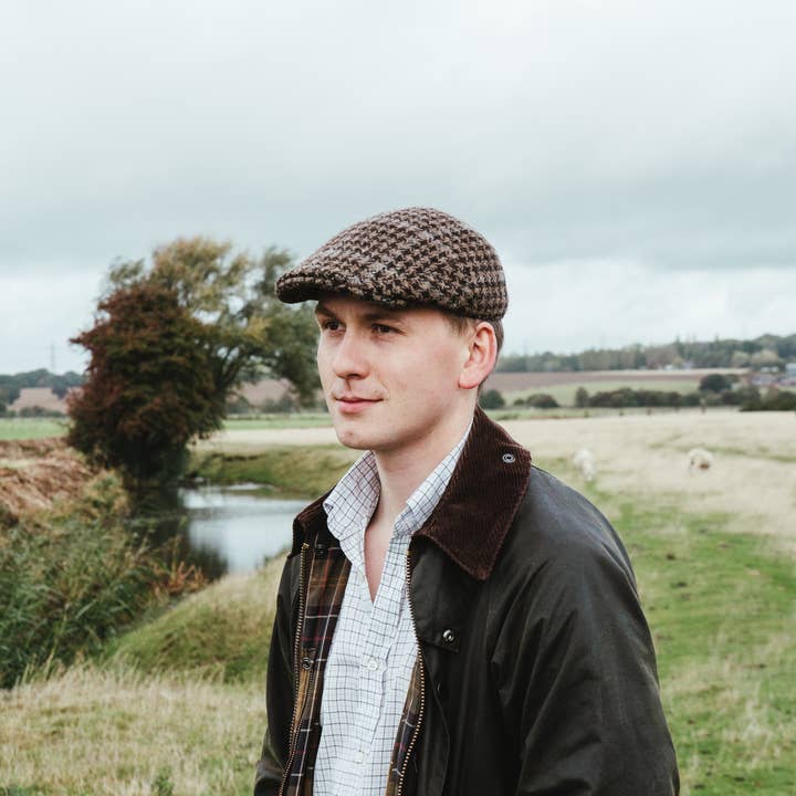 Handmade British Romney Flat Cap DT - L for wholesale by Romney Marsh Wools