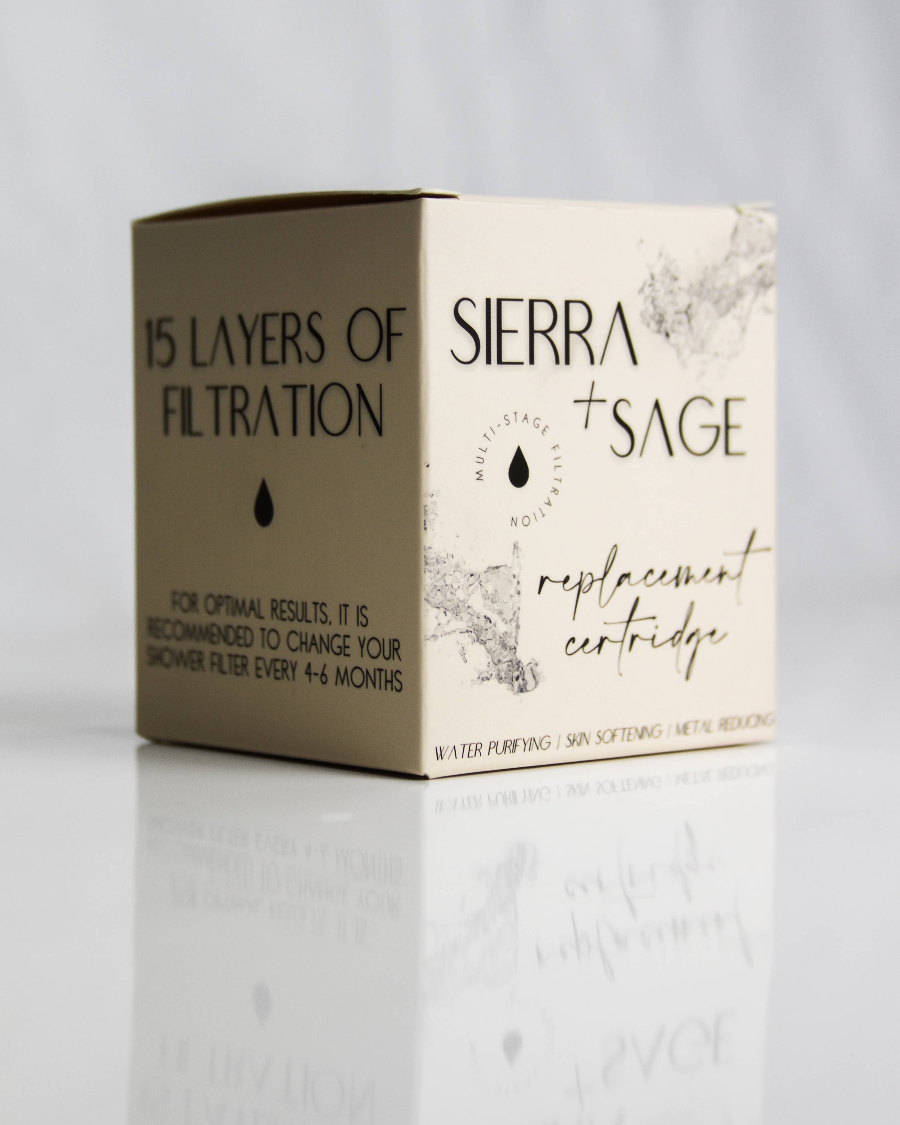 Sierra & Sage - Wholesale Shower Head - Shower Filter Cartridge1