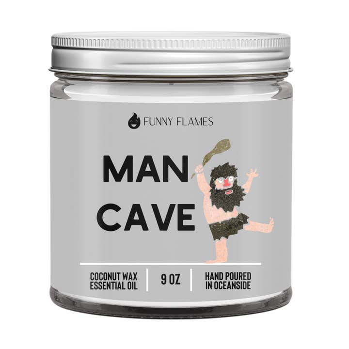 Funny Flames Candle Co - Les Creme - Wholesale Jar/Filled Candle - Man Cave Candle - Funny Gifts For Him0