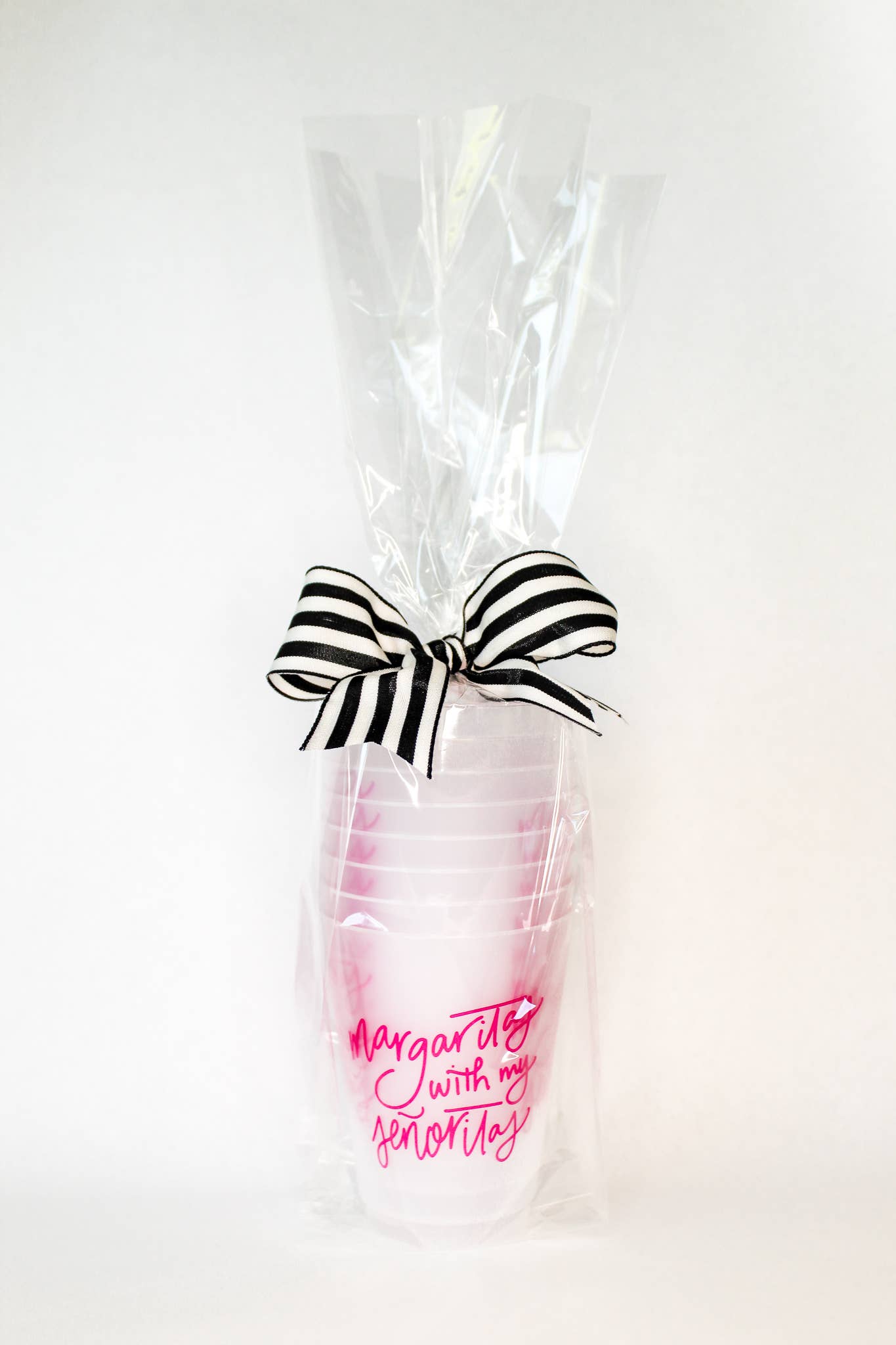 Birdie Mae Designs - Wholesale Disposable Cup - Margaritas with my Señoritas | Frosted Acrylic 16oz Set of 82