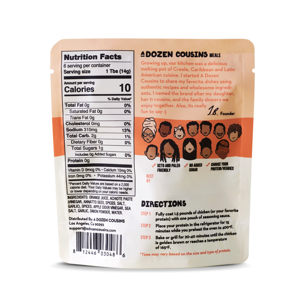 A Dozen Cousins - Wholesale Dried Spice Mix - 3 oz Mexican Pollo Asado Seasoning Sauce1