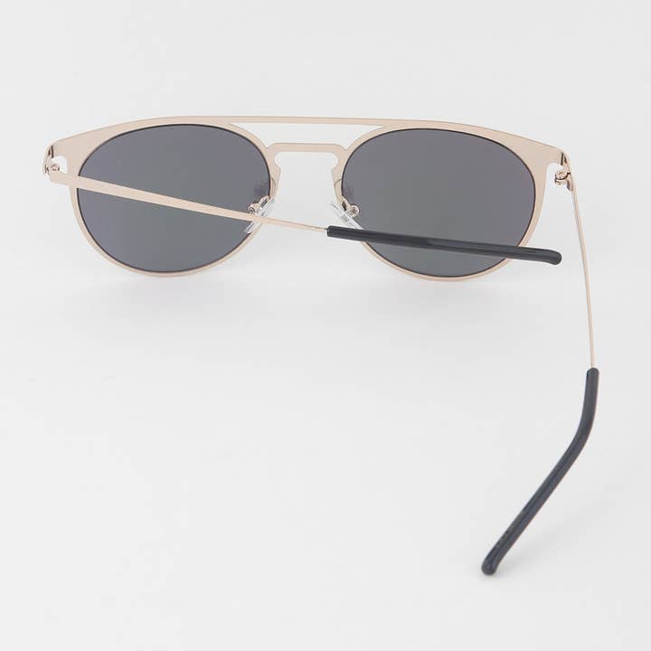 MÉLANGER Lunettes de soleil aviateur rondes réfléchissantes en vente sur Faire1