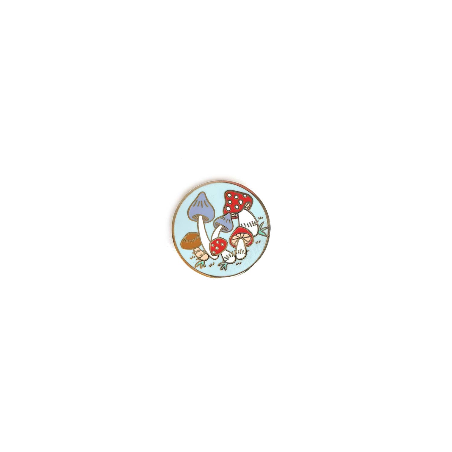 Antiquaria - Wholesale Lapel Pin/Button - Mushrooms Enamel Pin