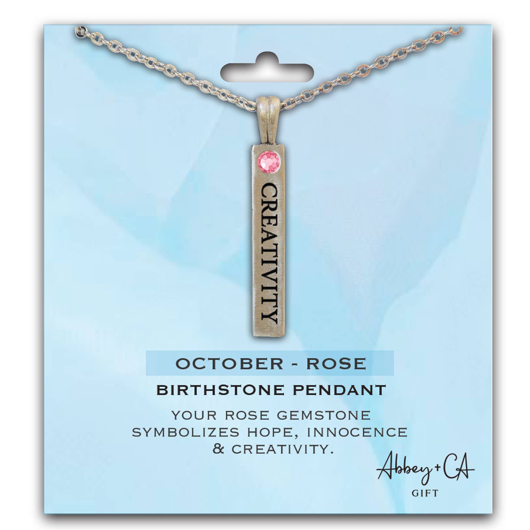 Abbey + CA Gift - Wholesale Pendant/Charm Necklace - Birthstone Pendant Necklace9