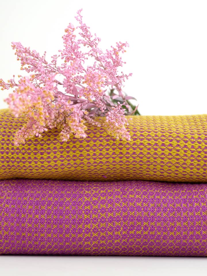 The Adana Throw Yellow for wholesale by Memod
