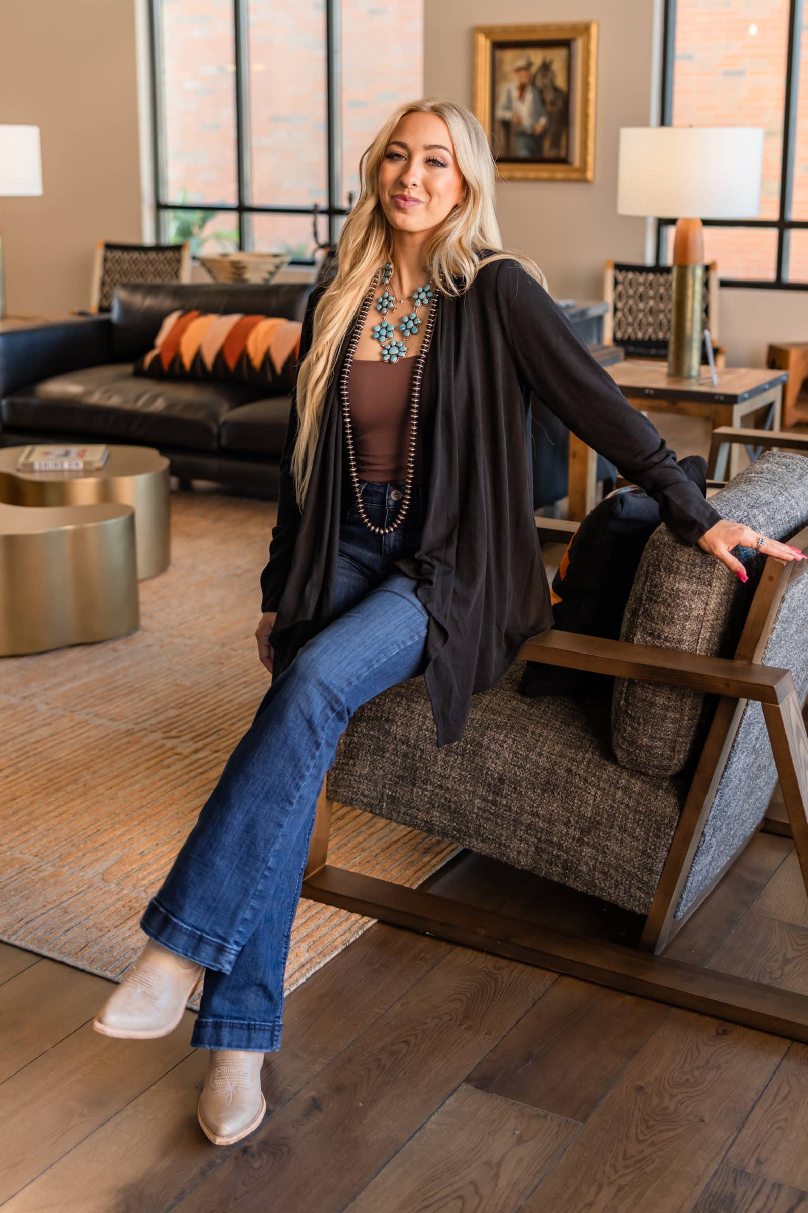 Dear Scarlett - Wholesale Cardigan - Women's - Effortless Lightweight Cardigan3