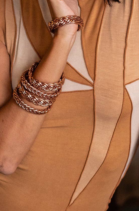 SHANSHAN - Wholesale Bangle Bracelet - Kumali Double Braided Bracelet4