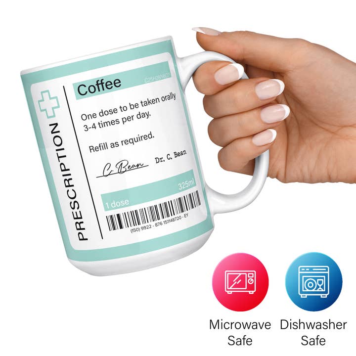 Mug Monster - Venta al por mayor Taza - Taza de café con receta divertida regalo para droguía/farmacia