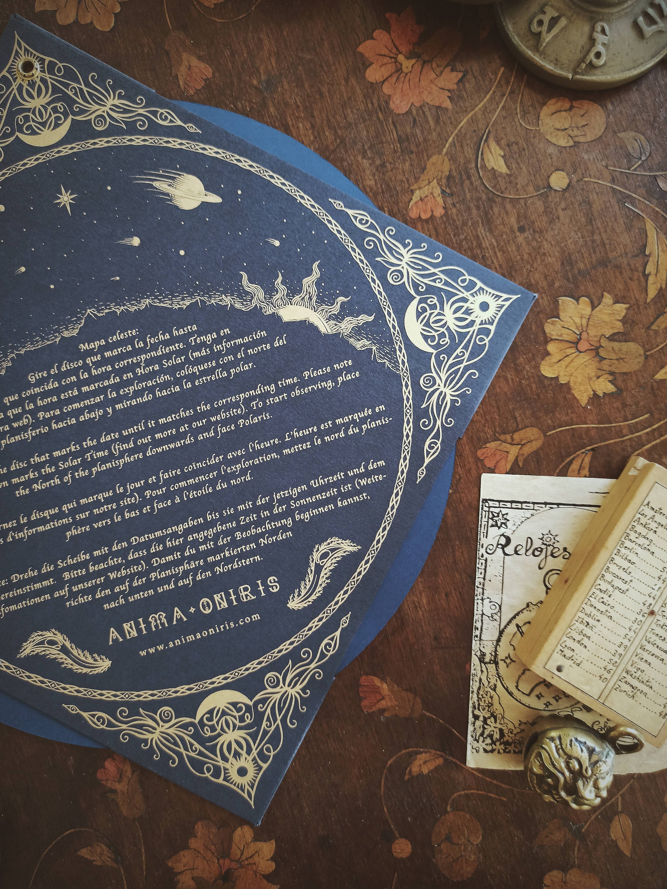 ANIMA ONIRIS – Transportation por atacado – Localizador de estrelas, mapa estelar, planisfério, planisfério7