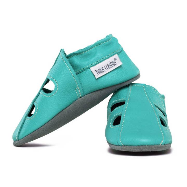 Chaussons Cuir Été - Caraibe pour la vente par Tomar Creation