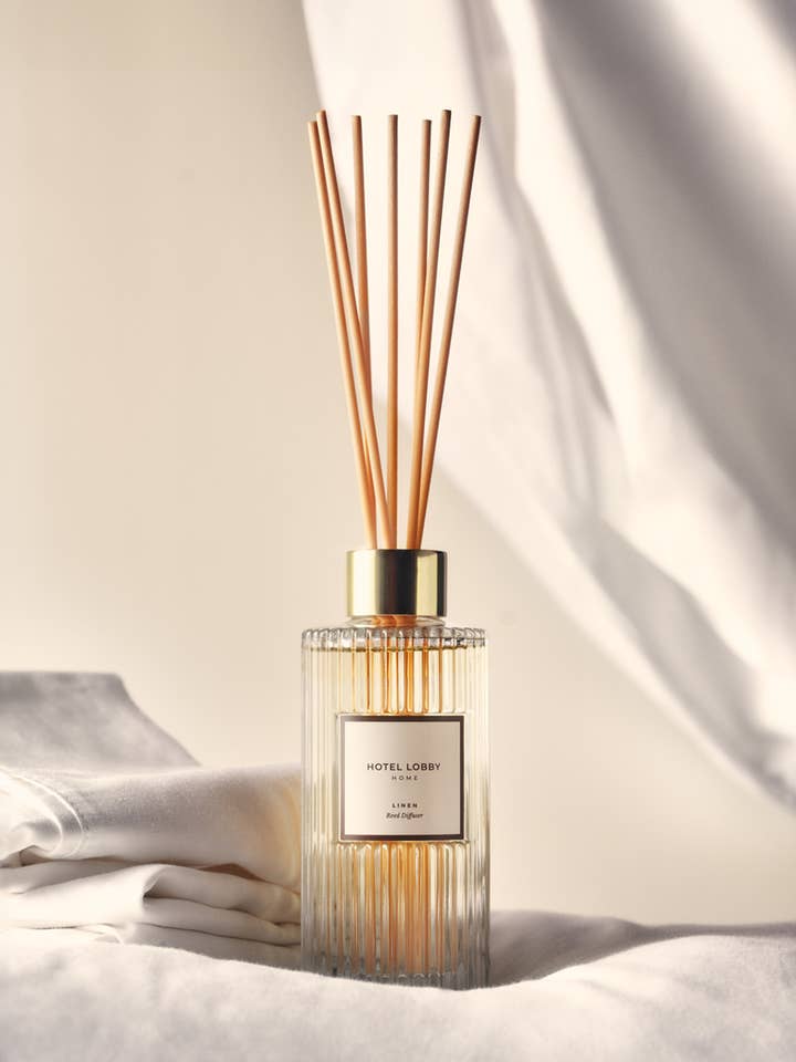 Linen - Luxury Reed Diffuser - Home Decor & Gifts for wholesale by Hotel Lobby Candle