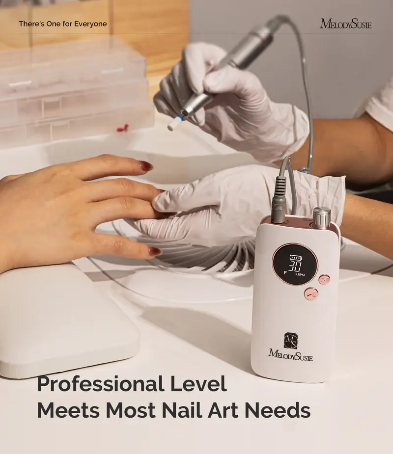 MELODYSUSIE – wholesale Electronic skincare device – SC320F Rechargeable Nail Drill 30000RPM4