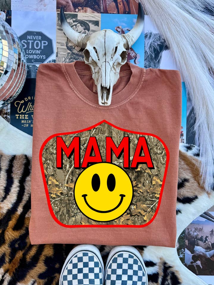 Camo Mama HTV Transfer for wholesale by Spurs & Spades