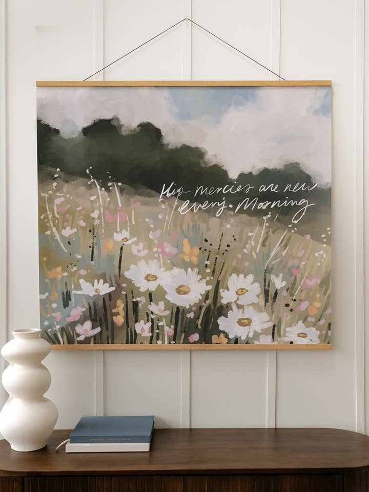Large Poster: His mercies are new for wholesale by Jenessa Wait