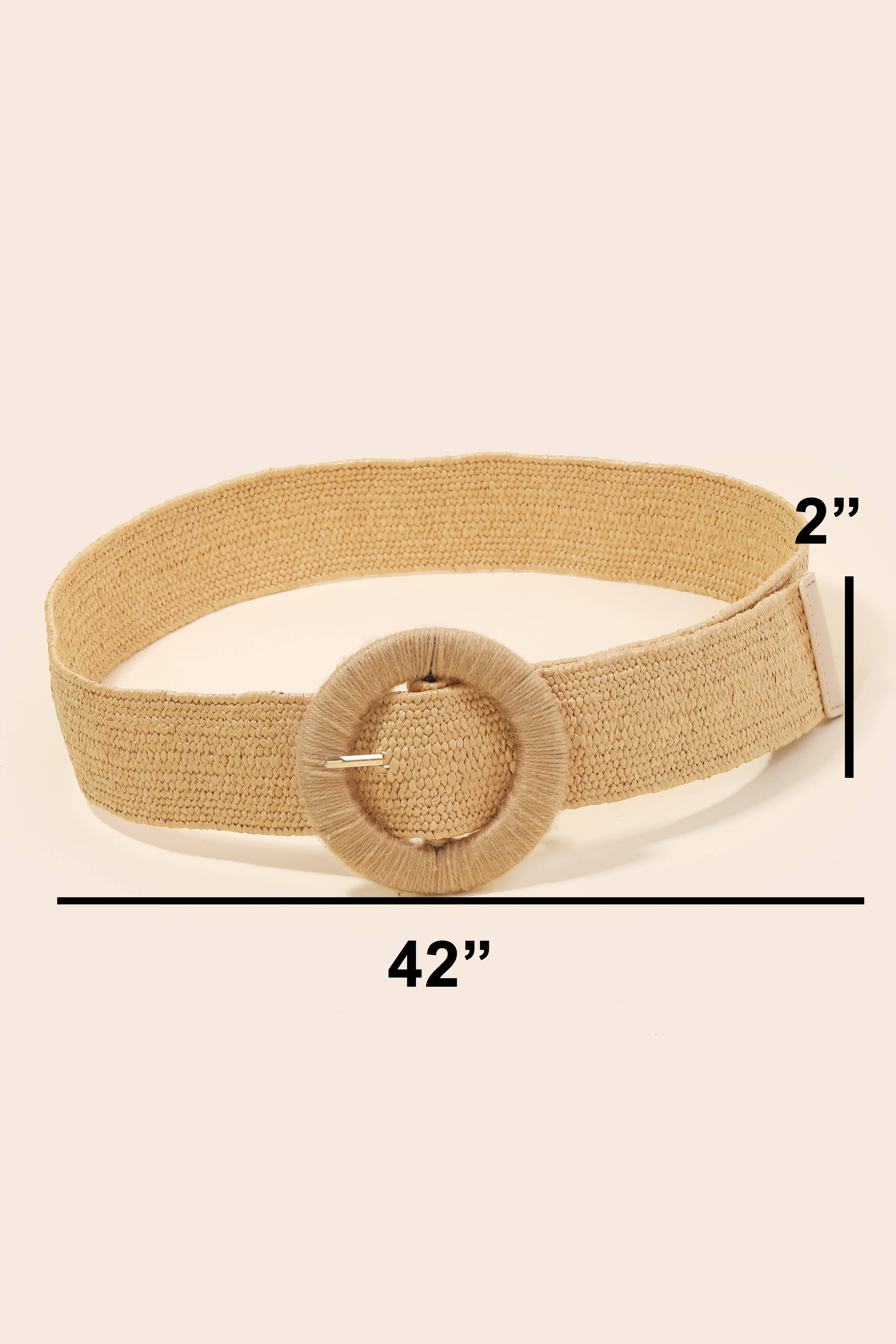 Anarchy Street – wholesale Belt – Women's – Round Buckle Braided Belt4