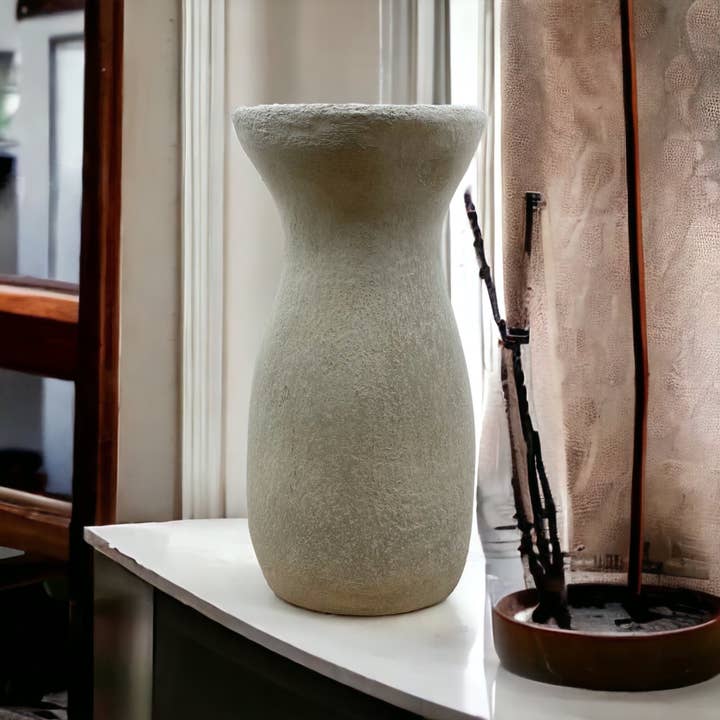 Sunsum Intentional Living - Wholesale Vase - Cement Vase, Silhouette, Lightweight Concrete, Aircrete1