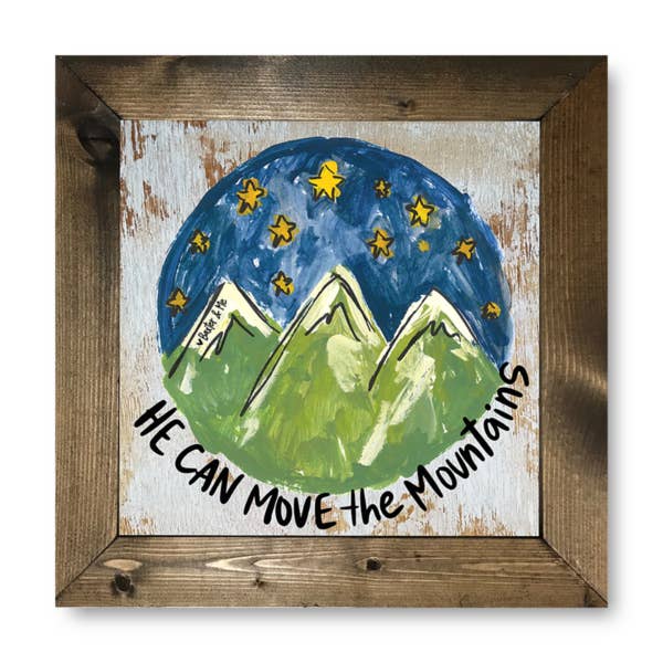 Move The Mountains - Framed Art for wholesale by Baxter & Me