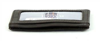 Leather Impressions Inc – porta-cartões - Unissexo por atacado – Estojo de cartão com estilo de janela I.D.3