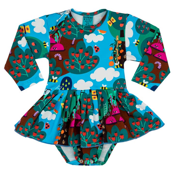Bodysuit Dress Grandpa John's Garden for wholesale by Raspberry Republic