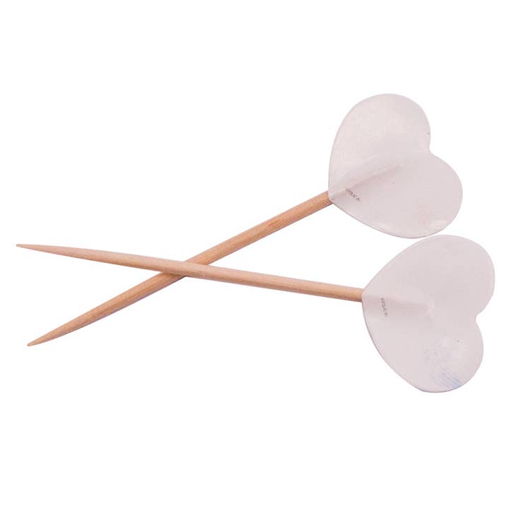 Party Pickers hvide hjerter - 50 stykker for engroshandel hos Folat BV