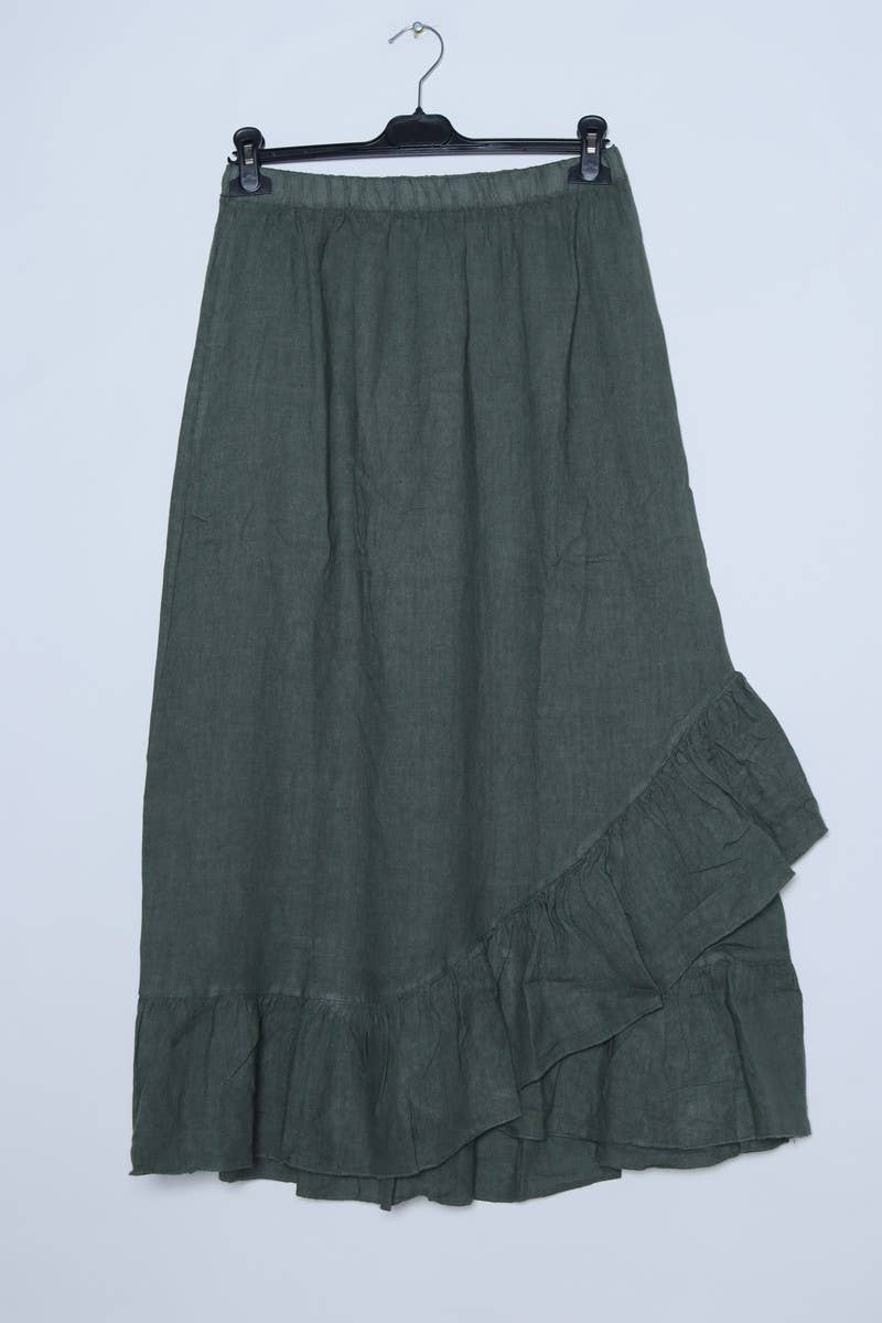 LÉA & LUC - Wholesale Skirt - Women's - 100% Linen Skirt REF. 800225
