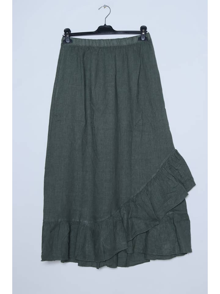 LÉA & LUC - Wholesale Skirt - Women's - 100% Linen Skirt REF. 800225