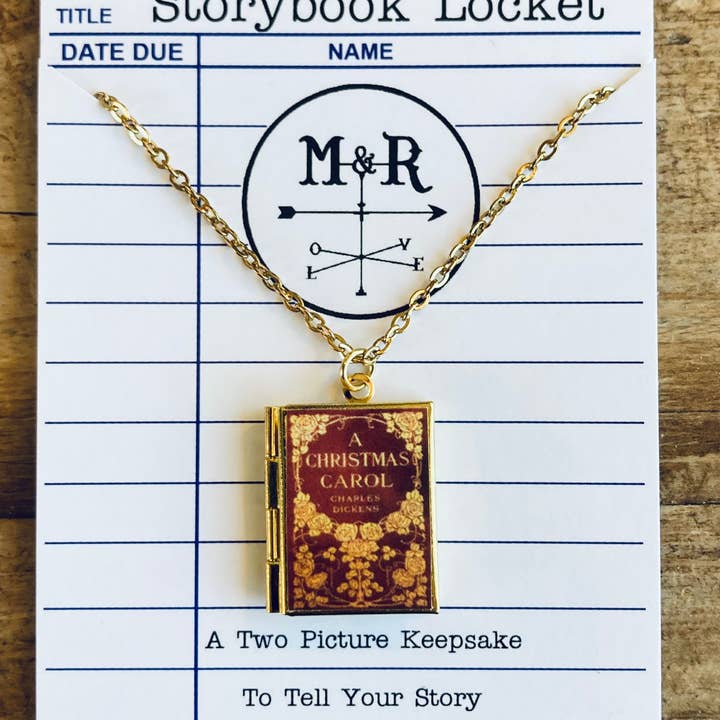 Book Locket A Christmas Carol for wholesale by Marshall and Rose