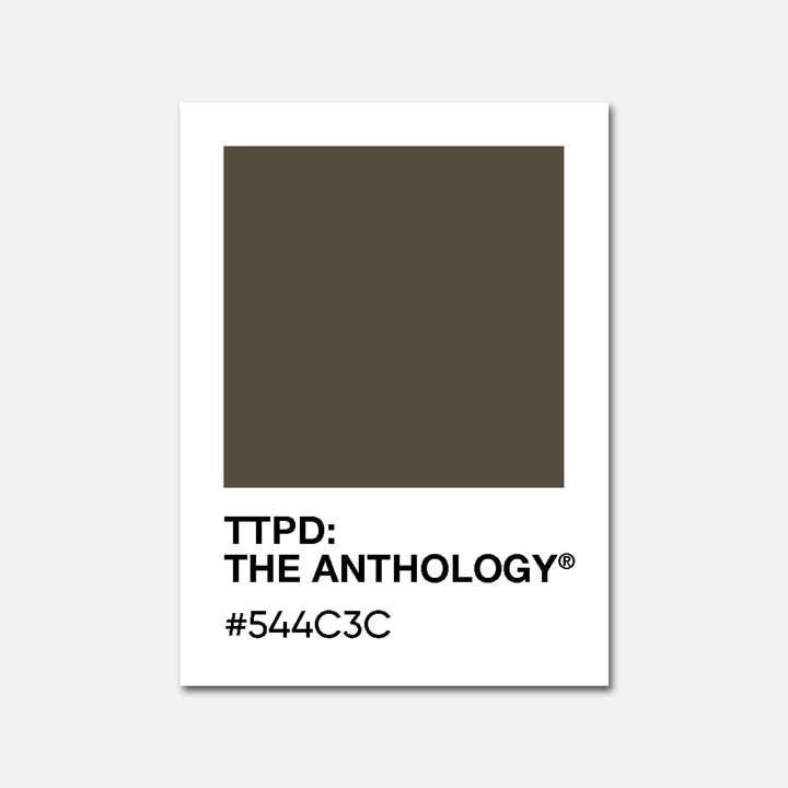 Footnotes - Wholesale Sticker - TTPD: The Anthology Taylor Swift Album Color Palette Sticker
