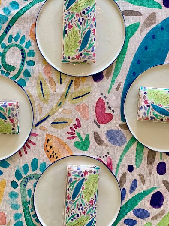 Summer Rectangle Tablecloth for wholesale by Rachel Cordaro