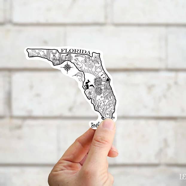 Cappy Trails - Wholesale Sticker - Florida State Animals Sticker