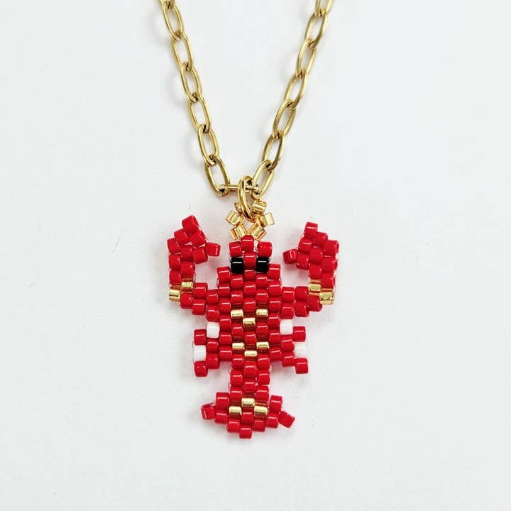 Sea Party Lobster Necklace for wholesale by LITCHI