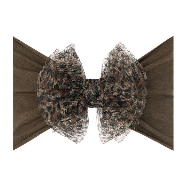 Baby Bling Bows – Laço para o cabelo – Bebé por atacado – Baby Bling® faixa de cabelo macia de náilon com laço de tule Tulle FAB®22