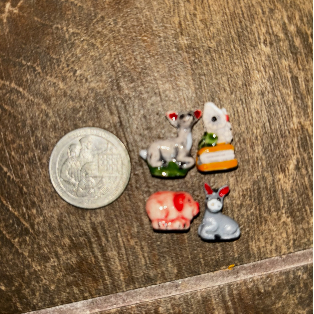 Zoe Artcrafts Corp. – Engroshandel Pyntefigur – Assorterede Mini Keramikdyr, Legetøj, Dukkehus, Husdekoration6