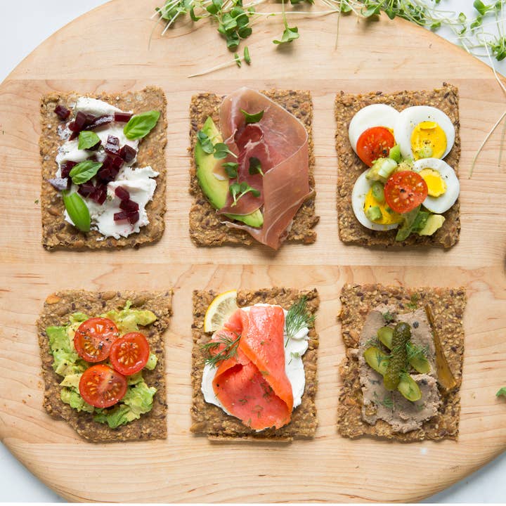 Norwegian Baked - Wholesale Crackers - SampleCase Knekkebrød • Organic Fresh Baked Vegan Crispbread15