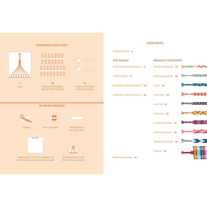 Chronicle Books - Wholesale DIY Craft Kit - Mindful Crafts: Calm Vibes Friendship Bracelet Kit5