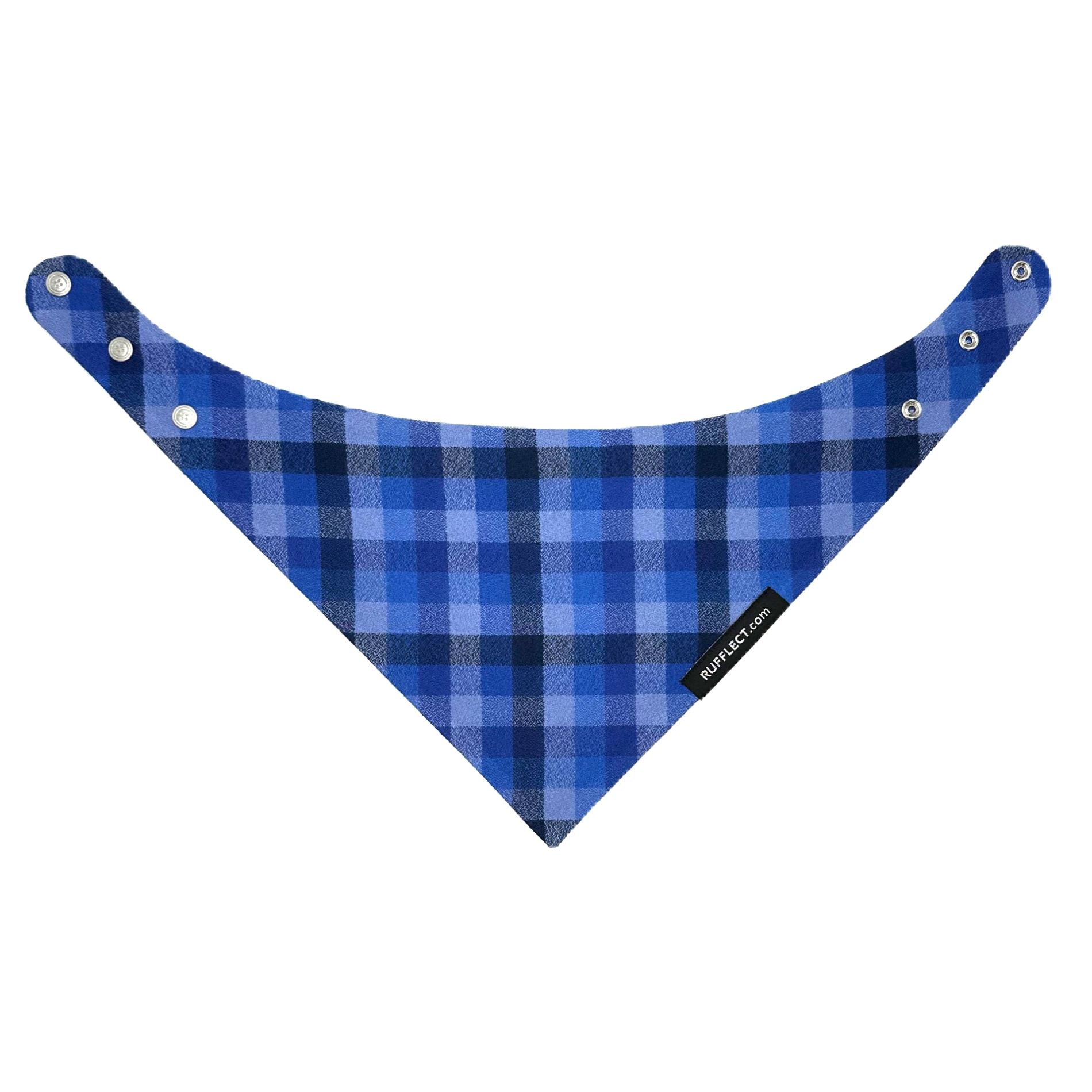 RUFFLECT Dog Bandanas - Vendita all'ingrosso Bandana - Cani - Bandana per cani Glacier Plaid Flannel RUFFLECT®6