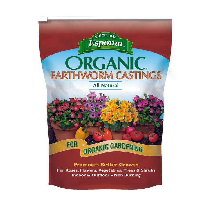 Espoma Organic Earthworm Castings Fertilizer 4 qt for wholesale by Everyday Supply Co