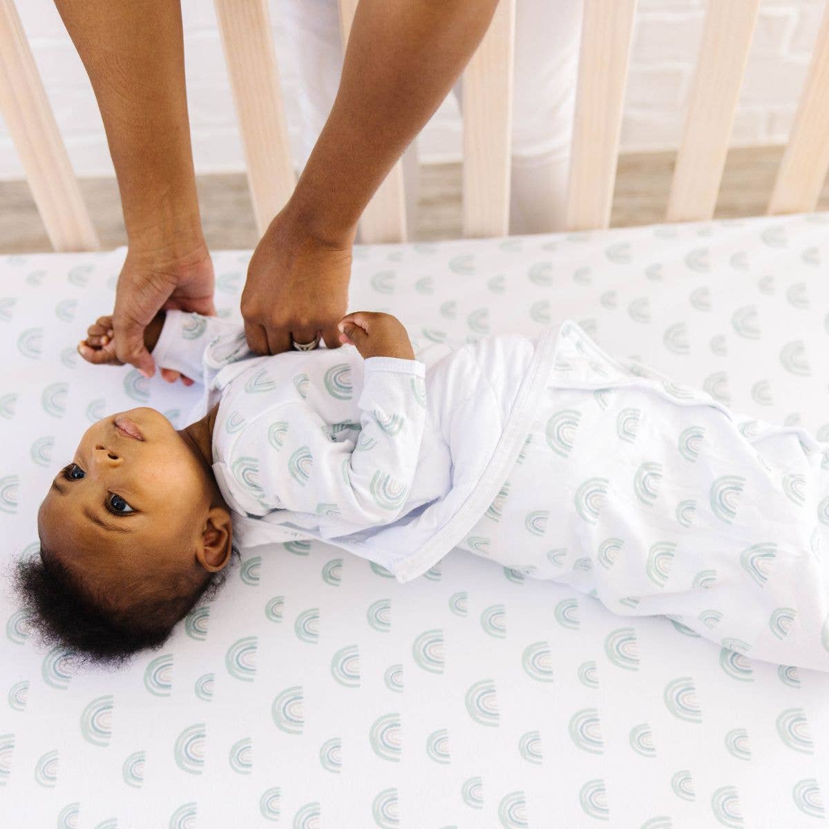 Dreamland Baby - Venta al por mayor Sábana para cuna - Sábanas ajustables de algodón para cuna21