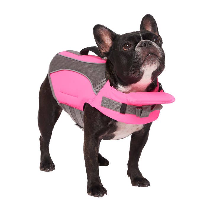 Wave Rider Dog Life Vest (Pink) for wholesale by Canada Pooch