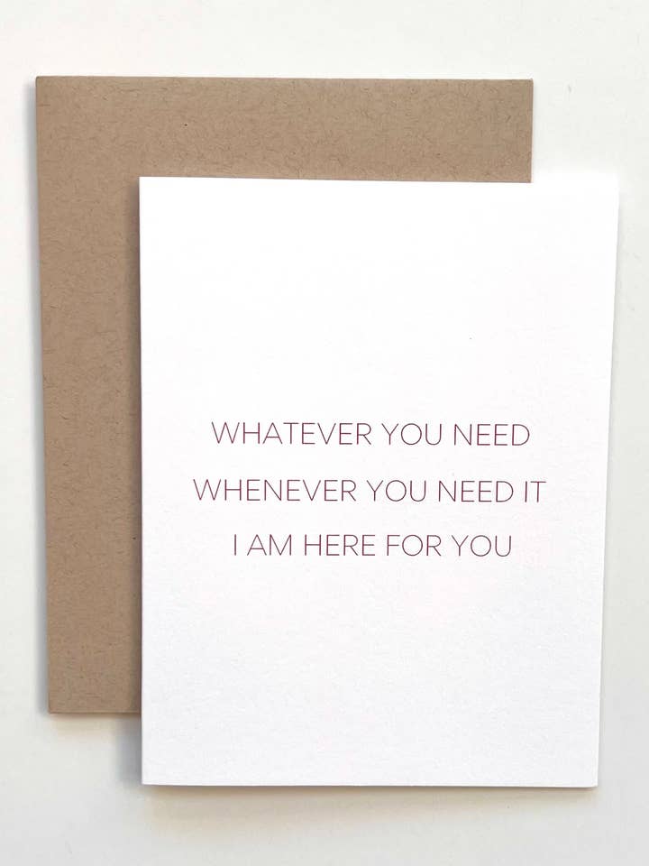 Je suis là pour toi pour la vente par Cards Worth Sharing